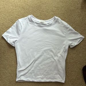 white crop top size medium